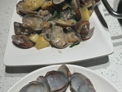 葱姜炒花蛤-肥仔文澳门猪骨煲(南京西路店)