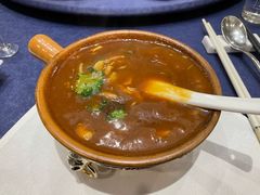 砂煲蟹肉鲍翅-新加坡泰国村酒楼(五角场店)