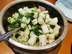 石锅荠菜年糕鲜贝-三凤酒家·百年无锡菜(清扬茂业店)
