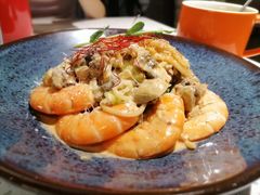 芝士蘑菇鲜虾意大利面-BE BRIGHT KITCHEN(正佳广场店)