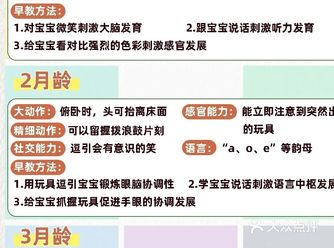 0-6个月的宝宝早教训练方法可以这样玩儿！