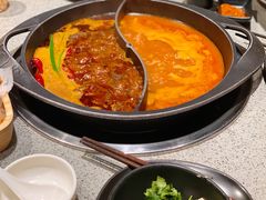 番茄红汤鸳鸯锅-园里火锅(仁和新城店)