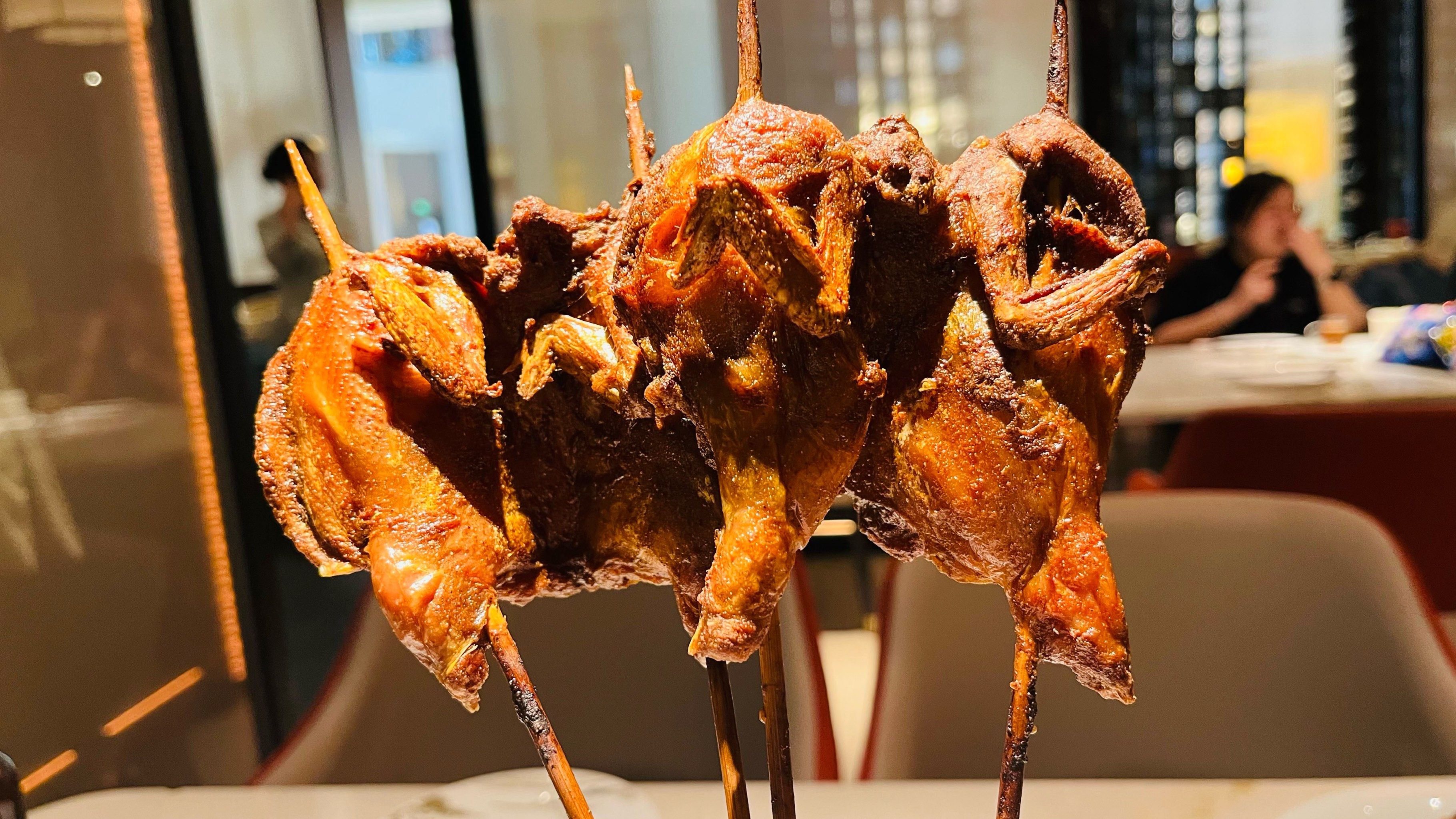 这家的烤鹌鹑,北京第一没有其他的可以比