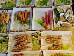 -山野的朋友露营炭火烤肉