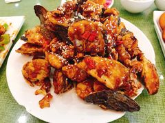 焦糖茄子牛肉粒-桃子餐厅·天津菜(红星路直营店)