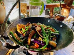 吊锅豆角茄子-吃货私房菜(丽江束河古镇店)