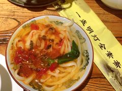 山西刀削面-一盏明灯全素斋(殊像寺店)