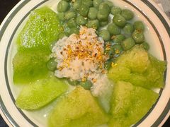 青团蜜瓜冰豆花-闻溪有渔·活鱼现烤才好吃(太仓万达店)