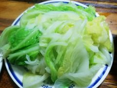 焯白菜-老爆肚满五香烧牛羊肉