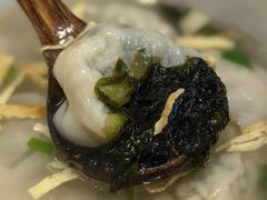 砂锅荠菜肉大馄饨（8只）-馋三尺蟹粉小笼(人民广场店)