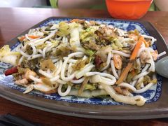 槽菜炒粉干-福州人铭小吃