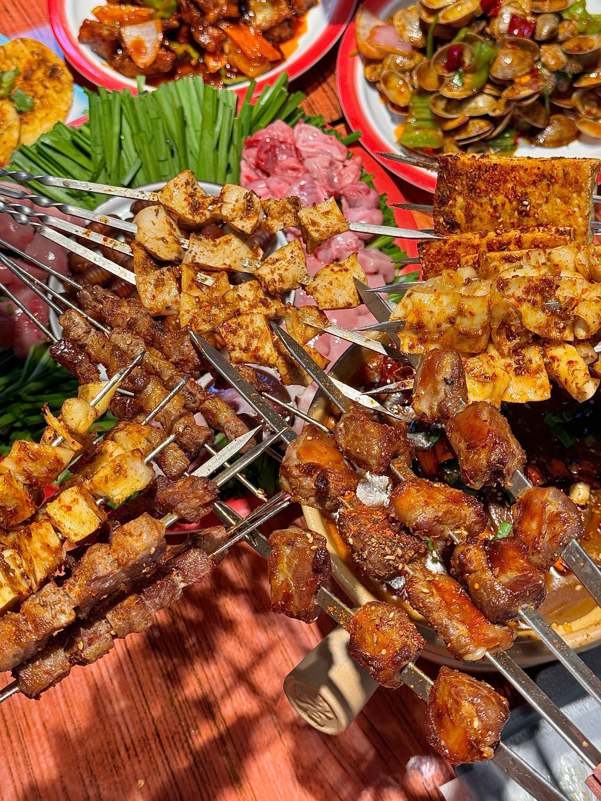 石家庄新开的!东北东北烧烤 雅清街这边新开的东北烧烤!