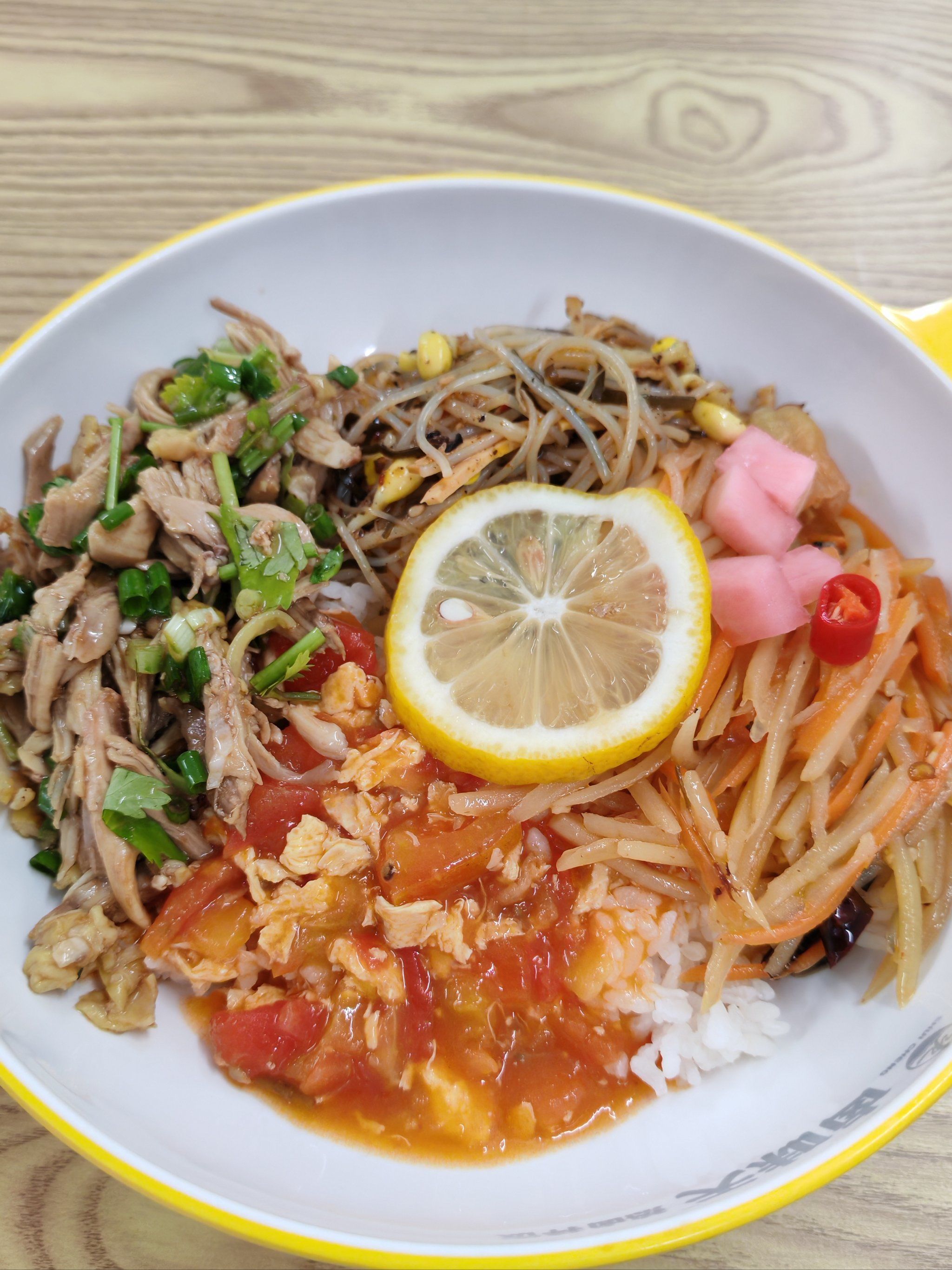 吃了无数的手撕鸡套餐!