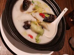 无油鲜贝鱼汤煮时蔬-港丽餐厅(正大店)