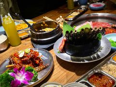 -明洞阿姨·韩式酱蟹烤肉·创意料理(三元桥店)