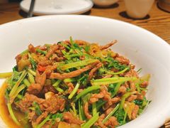 野山椒香菜牛肉丝-湖南人家·家传湖南菜(水围店)