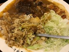 口蘑汉堡咖喱-金龙咖喱