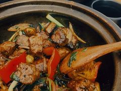 爆啫雪花牛肉粒-旺爷砂锅·茶作(国贸店)