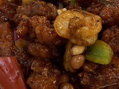椒香虾仁爆鸡球-陈傻子餐厅(世纪都会店)