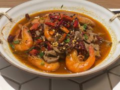 红油坨坨大虾-十面欢腾·海鲜面·台式Bistro(长乐路店)