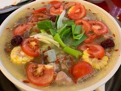 山药排骨牛肉养生汤-花水湾红太阳牛肉汤锅