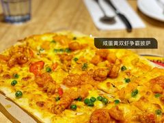 咸蛋黄“双虾争霸”比萨-必胜客(西市场店)