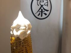 烤玉米冰tea凌-茶是一枝花泡茶店