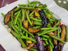 茄瓜炒豆角-一品美食城(石碣序伦小学店)