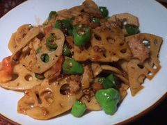 小炒藕片-绿茶餐厅(华联万柳店)