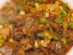 公主大盘鸡炖土豆芋芋-小河公主秘制烤羊腿(小绿谷店)