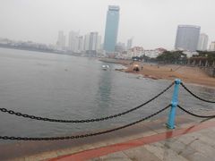 杠子锈迹斑斑-栈桥景区