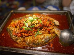 香辣味烤鱼-探鱼·鲜青椒爽麻烤鱼(广州欣荣广场店)