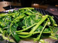 黄豆酱空心菜-潮十三潮汕砂锅粥(高新四路大都荟店)