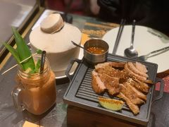 炭烧秘制猪颈肉-simply thai天泰(世纪汇店)