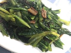 豆豉鲮鱼炒油麻菜-湛江海鲜餐厅