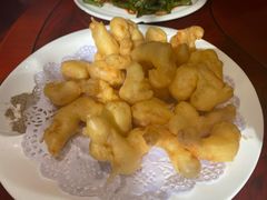 炸虾仁-晚归月亮湾私家菜(临邑路店)