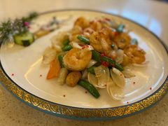 甜豆百合虾仁-伊祥·敦煌楼