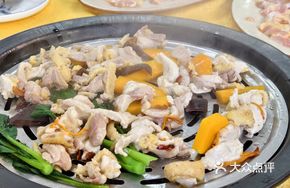 Steamed Chicken and Chicken Blood