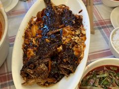 红烧豆腐烩黄鱼-玲珑餐厅(陕西南路店)