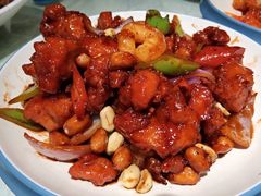 椒香虾仁爆鸡球-陈傻子餐厅(世纪都会店)