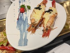 火炙芝士大虾-大神太神·铁板烧(瑞虹天地月亮湾店)
