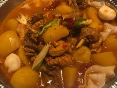 沙湾原始大盘鸡-丝路金桃·新疆菜(徐汇店)