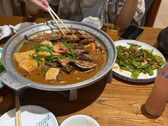 -东来菜馆•手抓海鲜家常菜•海鲜锅贴(鸽子窝店)