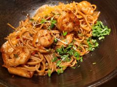 辣味大虾蒜香意面-良木缘咖啡西餐(蜀汉路店)