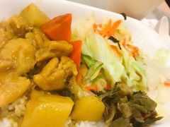 咖喱鸡肉饭-永和大王(蛙嫩紫苏香·军博店)