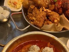 炸鸡翅一半一半-富乐满韩国正宗炸鸡韩国料理(虹泉路店)