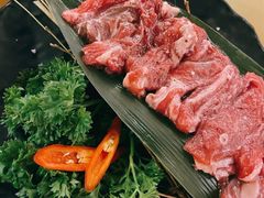 炭烤猪颈肉-三代烤肉(保利广场店)