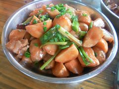 茨菇焖烧肉-润记农家菜