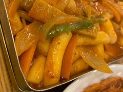 炒年糕-喇喇排骨火锅·传统韩式脊骨汤(望京西园总店)