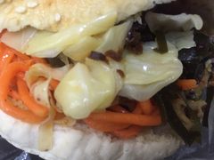 鸡蛋花干夹馍-三兄弟高炉烧饼